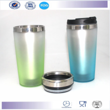 Nova Starbucks dupla parede 16oz mudança cor Tumbler café caneca de viagem